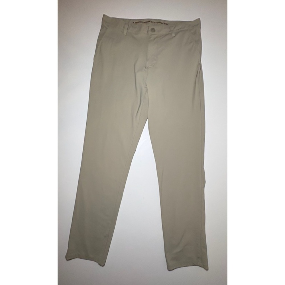 RHONE Men's Performance Pants | Khaki | Size 33